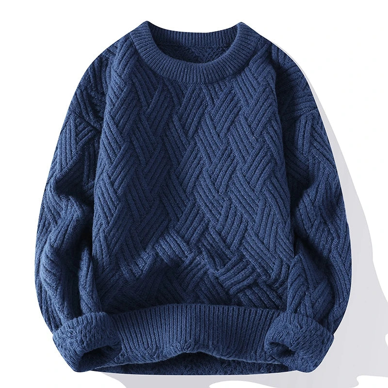 Kellen | Plaid Crew Neck Sweater