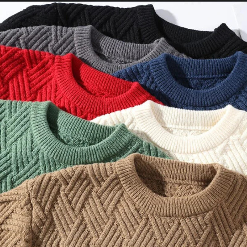 Kellen | Plaid Crew Neck Sweater