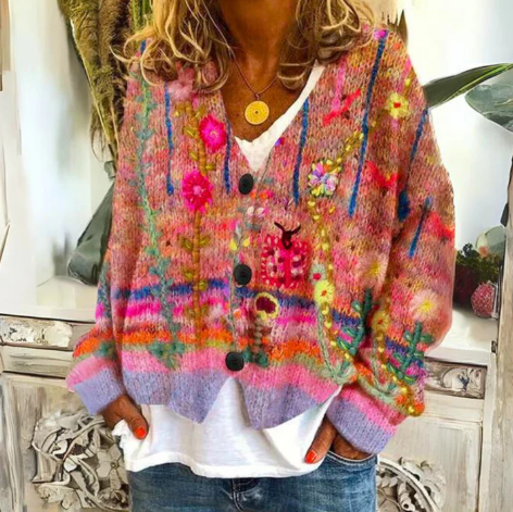 Paula | Bloom Knit Cardigan