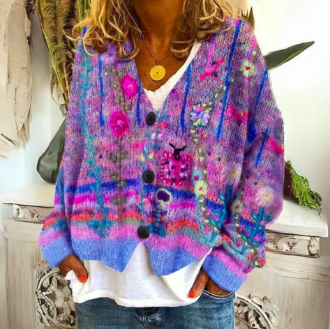Paula | Bloom Knit Cardigan