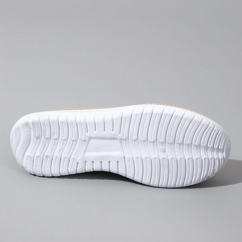 Sienna | White Knit Loafers