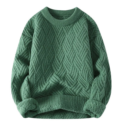 Kellen | Plaid Crew Neck Sweater