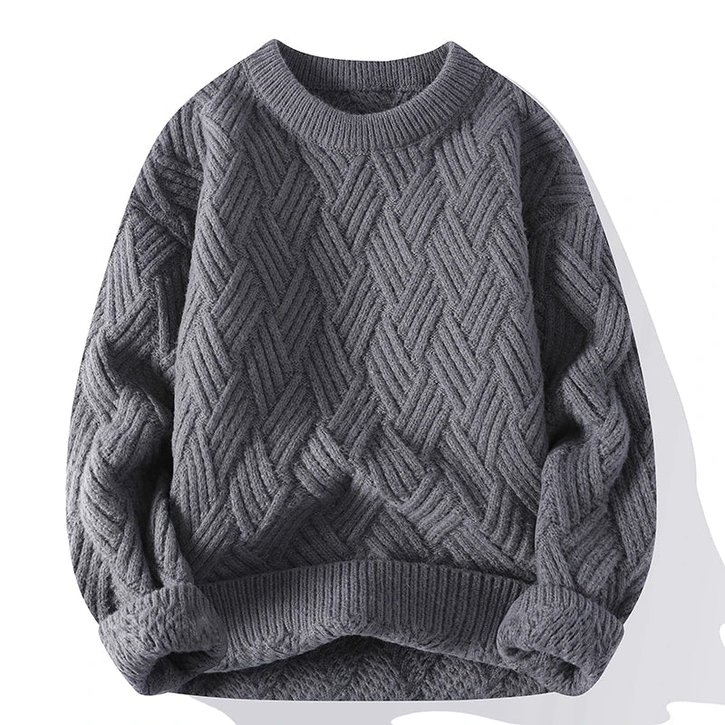 Kellen | Plaid Crew Neck Sweater
