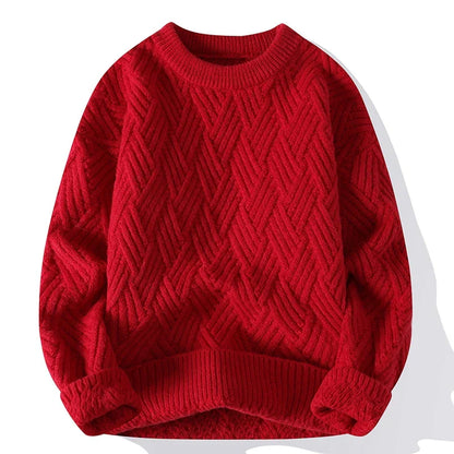 Kellen | Plaid Crew Neck Sweater