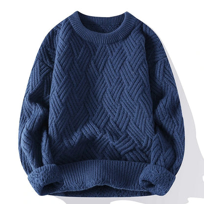 Kellen | Plaid Crew Neck Sweater