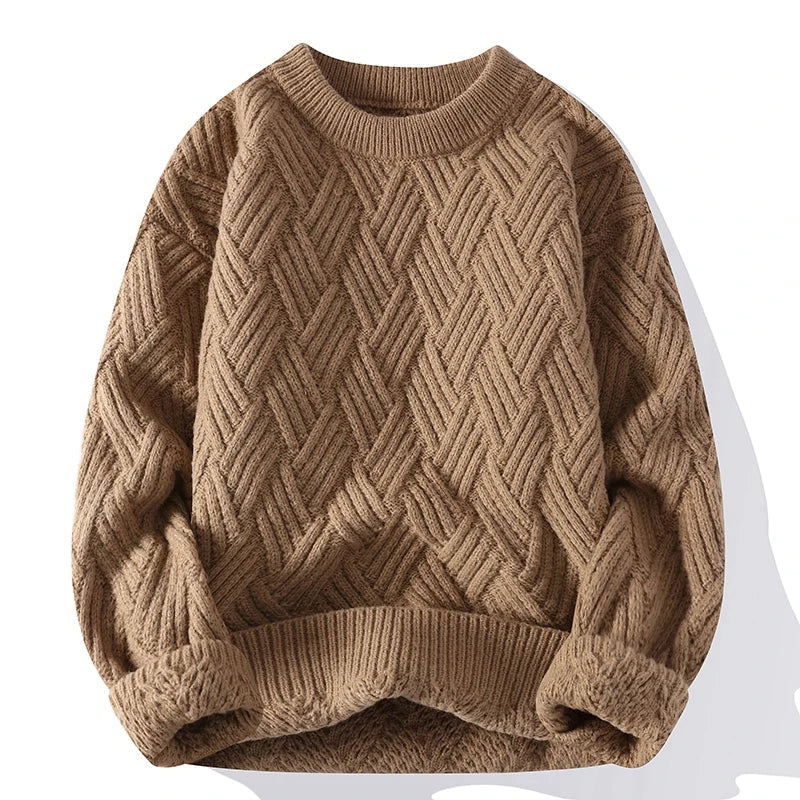 Kellen | Plaid Crew Neck Sweater
