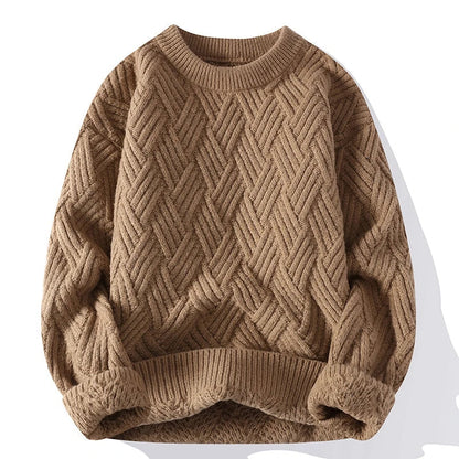 Kellen | Plaid Crew Neck Sweater