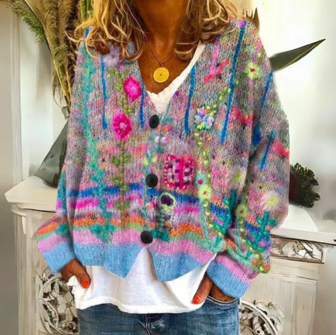 Paula | Bloom Knit Cardigan